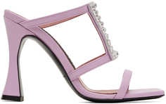Пурпурные босоножки на каблуке Hoya Les Petits Joueurs