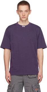 Фиолетовая футболка HPNY Heron Preston