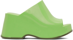 Зеленые босоножки на каблуке Patty Melissa