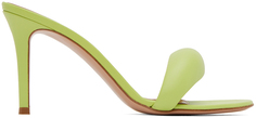 Зеленые босоножки на каблуке Bijoux 85 Gianvito Rossi