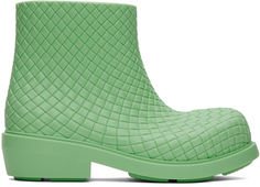 Зеленые ботинки пожарного Bottega Veneta