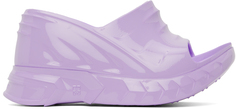 Пурпурные зефирные сандалии Givenchy