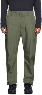 Зеленые брюки с изгибом CCP