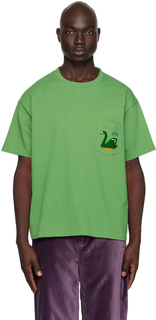 Футболка «Зеленый лебедь» Bode