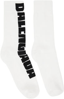 Белые носки интарсии Balenciaga