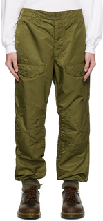 Зеленые брюки-карго для десантников Engineered Garments