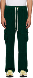 Зеленые брюки карго на кулиске Les Tien