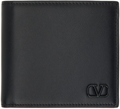 Черный фирменный кошелек с логотипом Valentino Garavani