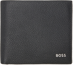 Черный кошелек с логотипом BOSS