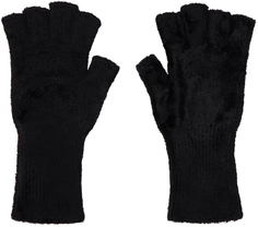 Черные перчатки без пальцев N 23 SAPIO