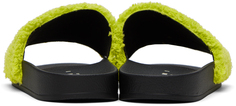Зеленые сандалии с логотипом Marni