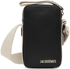 Черная вертикальная сумка Le Chouchou Le Cuerda Jacquemus