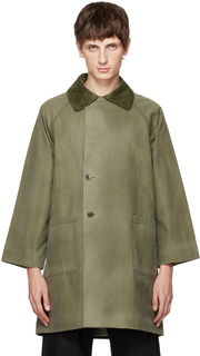 Зеленое пальто реглан XENIA TELUNTS