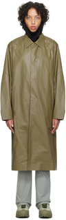 Зеленое пальто реглан Оливковое POST ARCHIVE FACTION (PAF)