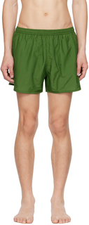 AMI Alexandre Mattiussi Зеленые шорты для плавания Ami de C?ur