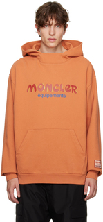 Moncler Genius Moncler x Salehe Bembury оранжевая толстовка с принтом