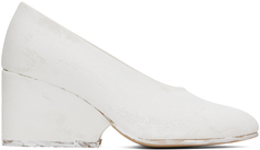 Белые туфли на танкетке Comme des Garçons
