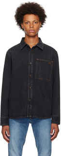 Черная джинсовая рубашка Graham Cavalier A.P.C.