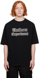Черная готическая футболка Uniform Experiment