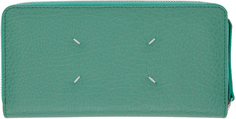 Зеленый кошелек с четырьмя стежками Maison Margiela