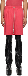 Эксклюзивные розовые шорты Rick Owens SSENSE KEMBRA PFAHLER Edition
