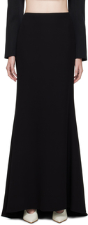 Черная длинная юбка Couture Nero Valentino