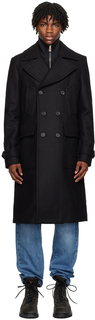 Черное пальто Belstaff Milford