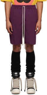 Эксклюзивные фиолетовые шорты Rick Owens SSENSE KEMBRA PFAHLER Edition
