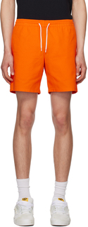 Noah Оранжевые эластичные шорты