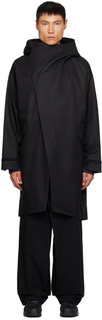 Черное вентилируемое пальто CCP