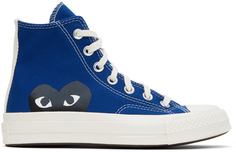 Синие кроссовки Comme des Garçons Converse Edition Chuck 70