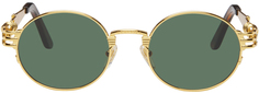 Золотые солнцезащитные очки 56-6106 Jean Paul Gaultier