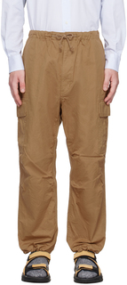 Светло-коричневые брюки карго с завязками Comme des Garçons