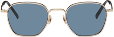 Золотые солнцезащитные очки M3101 Matsuda
