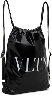 Черный рюкзак на шнурке VLTN Valentino Garavani