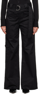 Proenza Schouler Черные брюки с поясом Proenza Schouler White Label