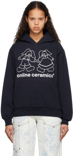 Интернет-магазин Керамика Темно-синяя толстовка с кроликом Online Ceramics