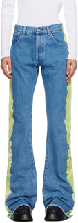 Синие окрашенные джинсы Sky High Farm Workwear