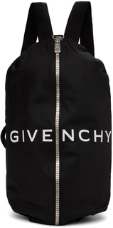 Черный рюкзак с большой молнией Givenchy