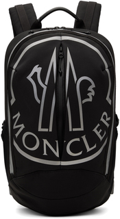 Черный рюкзак Moncler