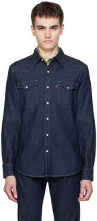 Классическая джинсовая рубашка в стиле вестерн индиго Levi&apos;s Levis