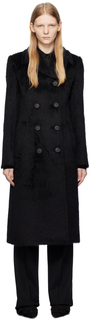 Черное пальто Belford Sportmax