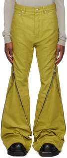 Желтые брюки-бананы Rick Owens Bolan