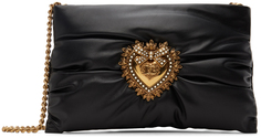 Черная маленькая сумка преданности Dolce &amp; Gabbana