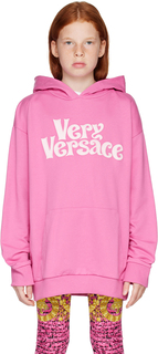 Детское розовое худи Very Versace