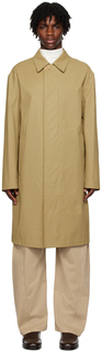 Эксклюзивное светло-коричневое пальто SSENSE LEMAIRE