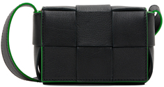 Черная мини-сумка-мессенджер Candy Cassette Bottega Veneta