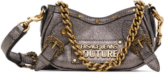Эксклюзивная байкерская сумка SSENSE цвета бронзы Versace Jeans Couture