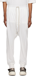 Белые брюки для отдыха Rick Owens DRKSHDW с завязками