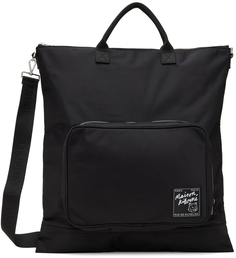 Черная нейлоновая сумка для шлема Maison Kitsune